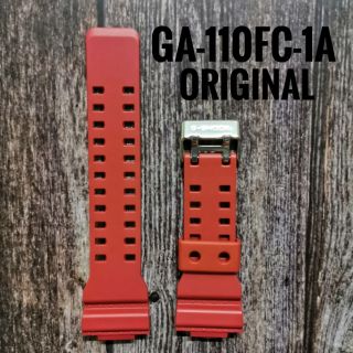 Casio G-SHOCK วงดนตรี แบบเปลี่ยน สีแมตต์ สีแดง เรซินคุณภาพ.