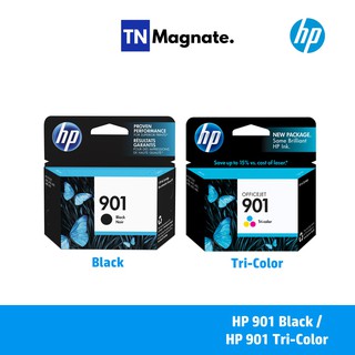 [หมึกพิมพ์อิงค์เจ็ท] HP Officejet 901 Black/Tri-color Ink Cartridge เลือกสี