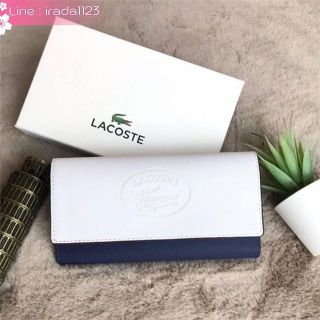 Lacoste Womens Long Wallet ของแท้ ราคาถูก