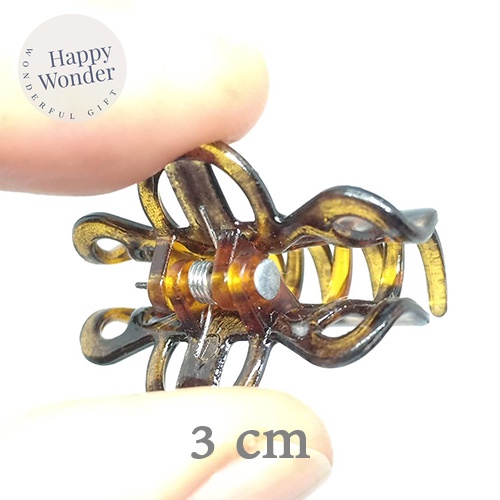 2 ชิ้น กิ๊บติดผม หนีบผม ที่สุดแห่งความเบา สบายศีรษะ ตัวเล็ก 3cm สไตล์เกาหลี  หัวน๊อตปลายปิดหมดปัญหาดีดออก