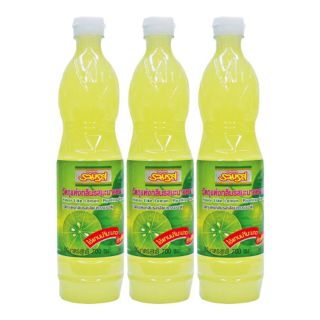 รวมรส น้ำมะนาว ขนาด 700มล/ขวด ยกแพ็ค 3ขวด ROUMROS