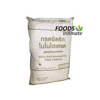 25KG Citric Acid Monohydrate (ไทย) กรดซิตริก / กรดมะนาว / กรดเปรี้ยว ขนาด 25 กิโลกรัม