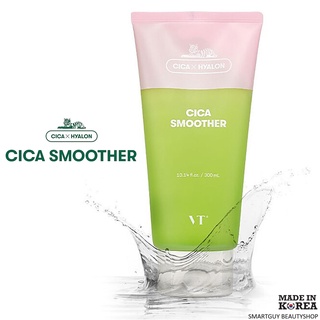 VT CICA SMOOTHER SOOTHING GEL 300ML เจลเพิ่มความชุ่มชื้นให้ผิวหน้าผิวกายสูตรสารสกัดใบบัวบกจากเกาหลีของแท้