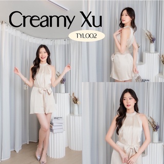 🌸CREAMY XU DRESS🌸 ชุดเดรสเรียบหรู สวยมาก #TYL02