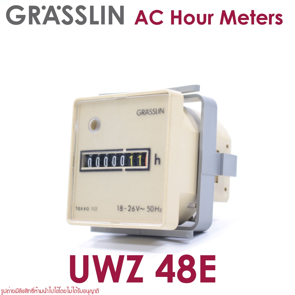 TAXXO 102 GRASSLIN TAXXO 102 UWZ48E GRASSLIN UWZ48E GRASSLIN 677902 GRASSLIN AC Hour Meters