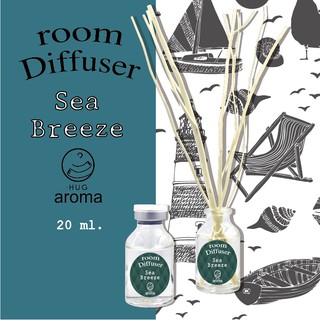 กลิ่นซีบรีส Sea Breeze ก้านไม้หอม 20ML น้ำหอมปรับอากาศ อโรม่า Hug Aroma Reed Diffuser ภายในบ้าน Seabreeze