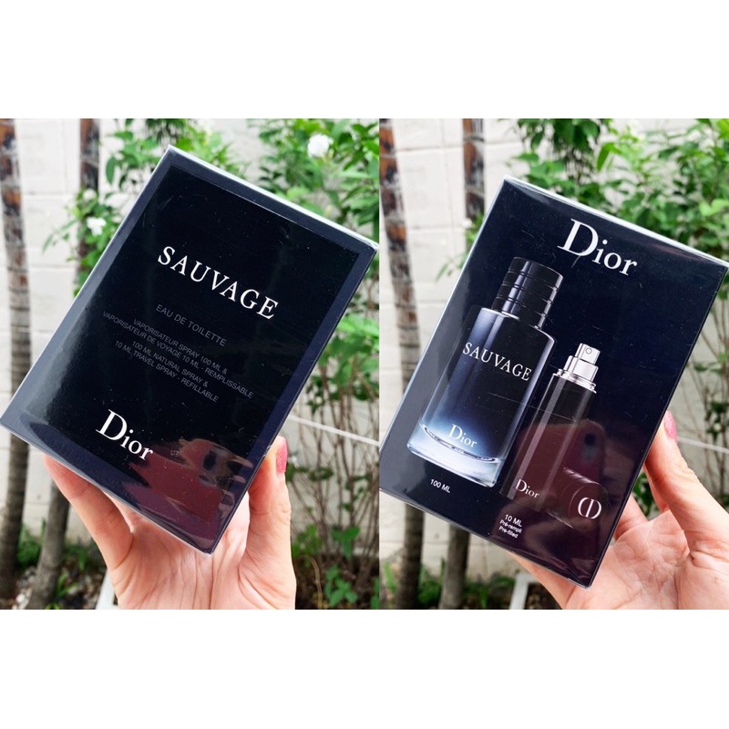 ของแท้💯 Gift Set Christian Dior Sauvage EDT 100ml. + 10ml.