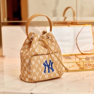 MLB (พร้อมส่ง) กระเป๋าMLB MONOGRAM Bucket Bag กระเป๋าถือNY กระเป๋าสะพาย ของแท้💯%