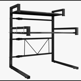 Kitchen Rack ชั้นวางของสแตนเลสในห้องครัว 43-65x32x75cm