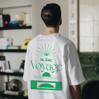 [BLANC.BANGKOK] - BLÃNC VOYAGE (T-Shirt) - เสื้อยืดสกรีนลาย Bon Vayage