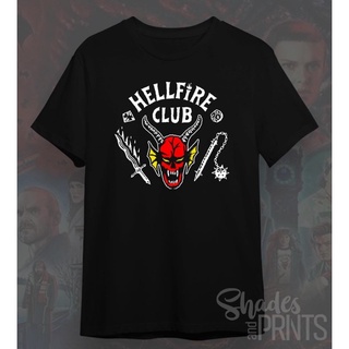 โลโก้ KL Hellfire คลับ คนแปลกหน้าสิ่งแปลกปลอมเสื้อ Netflix สวม Unisex ที่กําหนดเอง - เสื้อยืดพร )S7