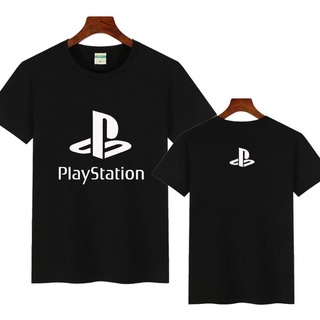 Playstation เสื้อยืดแขนสั้น ผ้าฝ้ายแท้ พิมพ์ลายเกมคอนโซล Sony PS ps4 สไตล์คลาสสิก สําหรับผู้ชาย และผู้หญิง