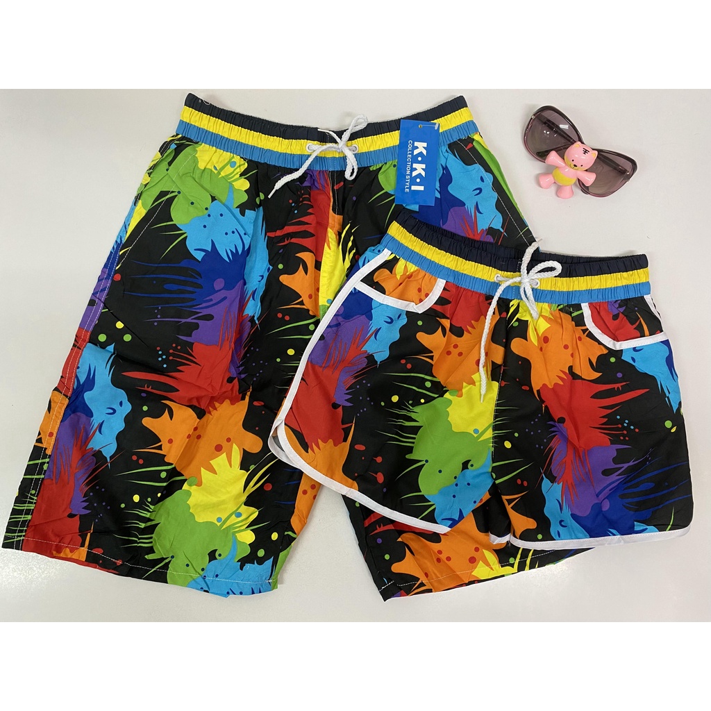 001#กางเกงคู่รักผ้าแห้งเร็วเย็นสบาย - รูปที่ 3