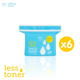 Rii 52 Less Toner Cotton Pad  240 Pcs (Refill) (แพ็คหก)