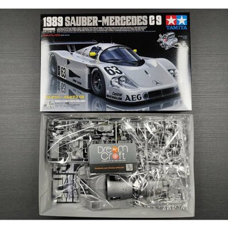 TAMIYA 1/24 1989 Sauber-Mercedes C9 (โมเดลรถยนต์ Model DreamCraft)