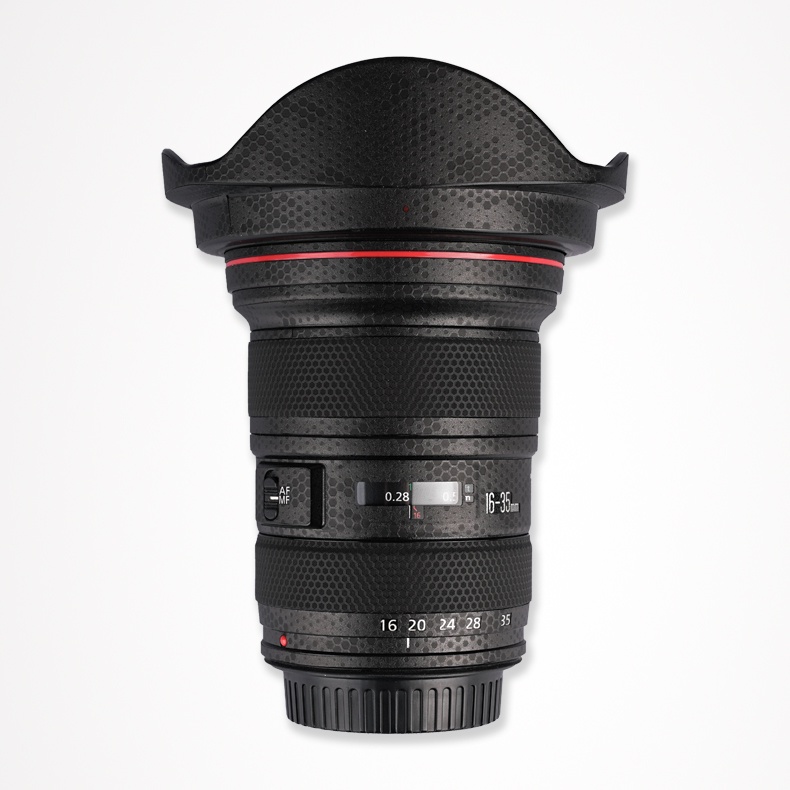 ฟิล์มสติกเกอร์คาร์บอนไฟเบอร์ สําหรับ Canon EF16-35 f2.8 G2  รุ่นที่สอง 1635 3M