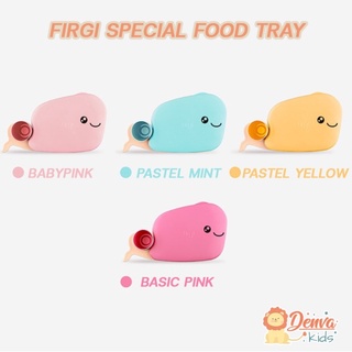 Denva.kids : Firgi Special Food Tray กล่องใส่อาหารแบ่งช่องรูปวาฬ