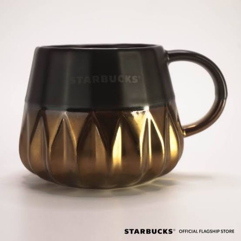 Germ Collection Starbucks DIAMOND Black Mug 14oz