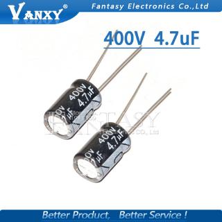 20 Higt quality 400V4.7UF 8*12mm 4.7UF 400V 8*12 Electrolytic capacitor