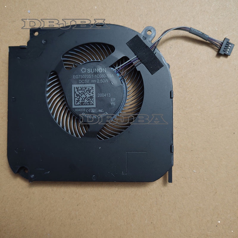 พัดลมระบายความร้อนสําหรับ MECHREVO Z3 Z3 Air-S GL5MP6K THER7GL5M6-1412 EG75070S1-1C080-S9A
