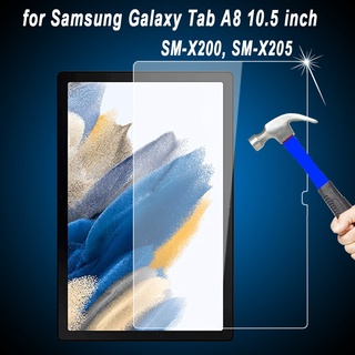 ฟิล์มกระจกนิรภัยกันรอยหน้าจอแท็บเล็ต Hd แบบเต็มจอ สําหรับ Samsung Galaxy Tab A8 10.5 นิ้ว 2021 Sm- X205 Sm-X200