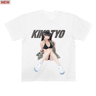 KIKS TYO นิยม การ์ตู เสื้อยืดลำรอ  เสื้อทัวร์สกรีนลาย เสื้อยืดแขนสั้น