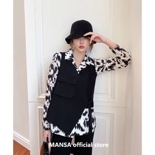 MANSA Waistband + shirt two-piece suit เสื้อเชิ้ต