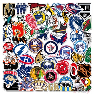 50Pcs/Set ☆ NHL Series 01 National Hockey League Stickers ☆ DIY Fashion Waterproof Decals Doodle Stickers