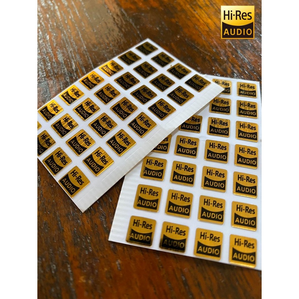 สติ๊กเกอร์ Sticker Hi-Res Audio ของแท้ 100%