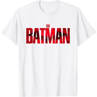 เสื้อยืดผ้าฝ้ายพรีเมี่ยม เสื้อยืด พิมพ์ลายโลโก้ค้างคาว The Batman Crimson