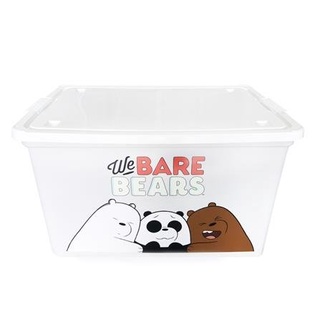 กล่องเก็บของ กล่องเก็บของ WE BARE BEARS M100 72.5x50.2x40.5 ซม. กล่องพลาสติก