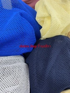 ผ้าตาข่าย (รังผึ้ง) หลายสี ผ้าเมตร 100*150 ซม. ร้านอชิรา Ashira SHOP