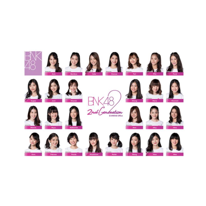 BNK48 รูป Debut BNK48 รุ่น 2 [BNK48] Photo set Full Comp 6 ใบ [BNK48] [BNK48รุ่น2]
