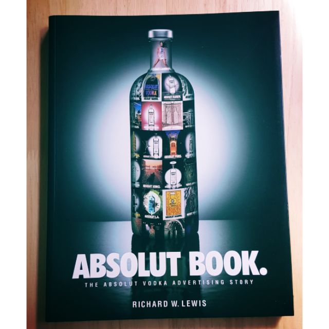 Absolute Book หนังสือรวมโปสเตอร์โฆษณา Absolute Vodka สภาพใหม่ พิมพ์สีสวยสด
