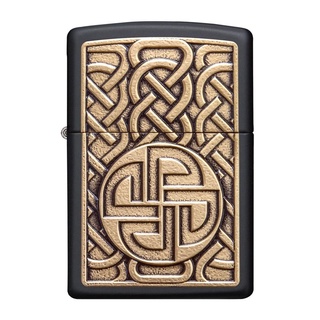 Zippo ไฟแช็กรุ่น 49538 Norse Emblem ของแท้ รับประกันตลอดชีวิต นำเข้าและจำหน่ายโดยตัวแทนจำหน่าย