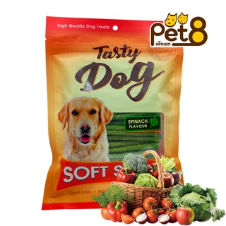 สติ๊กนิ่ม รสไก่ สำหรับหมาทุกวัย 450g Tasty Dog Soft Stick chicken Flavor