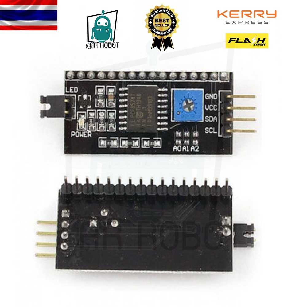 I2C Interface for arduino 1602 2004 LCD Adapter