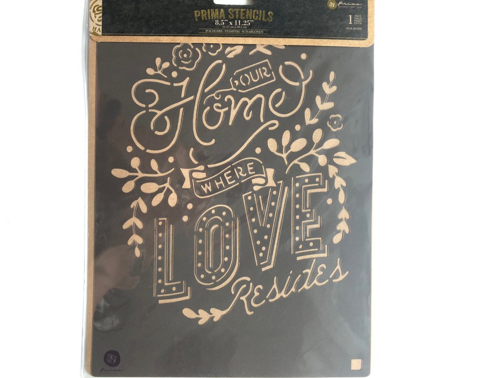 Prima Marketing Stencil 8x10-Our Home