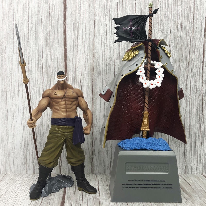 One Piece Dxf Four Emperors White Beard Top War Daddy Edward Newgate Tombstone Hand Made Model 