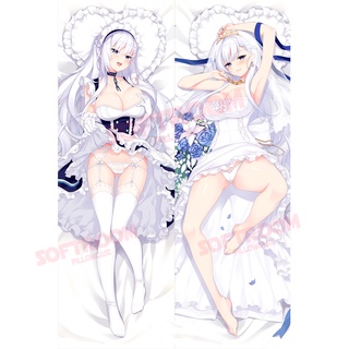 Belfast Azur Lane Dakimakura ปลอกหมอน แบบนิ่ม ลายอนิเมะญี่ปุ่น ขนาด 50x150 ซม. สําหรับโซฟา เตียง DK2585