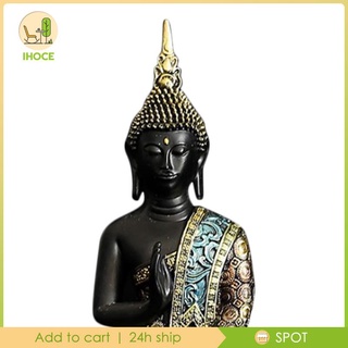 Thai Buddha Statue Prayer Ornaments Religious Sculptures Collection Decor Gift