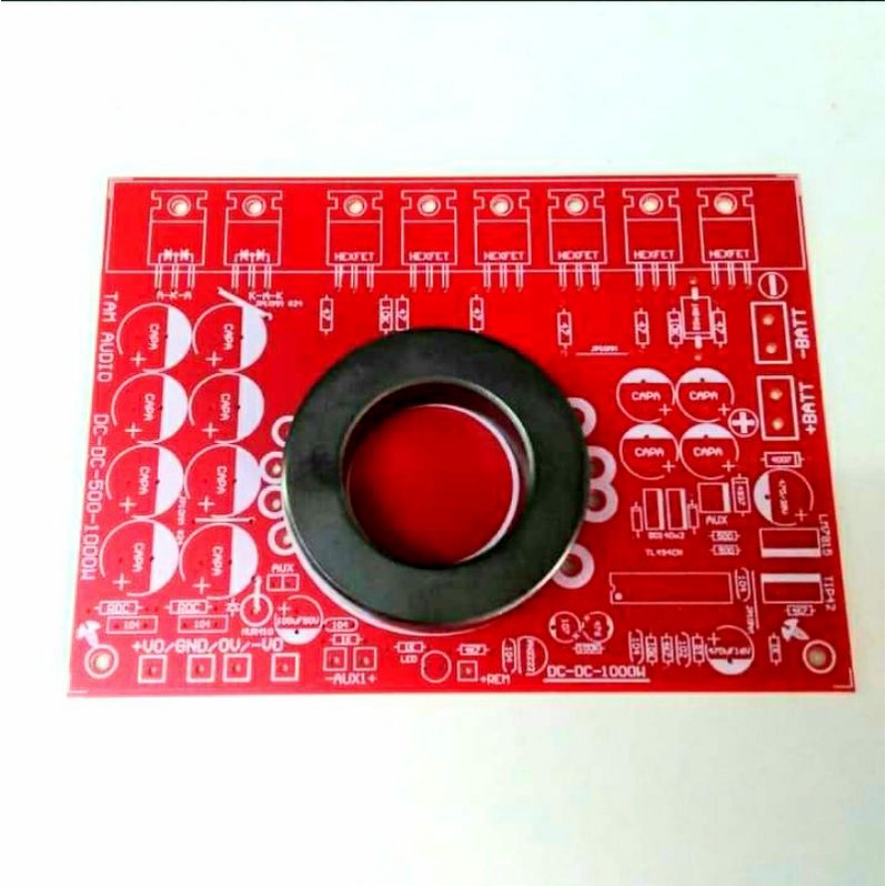 แผ่นปรินท์ PCBเปล่าไม่รวมแกน DC-DC Convertet 1000W