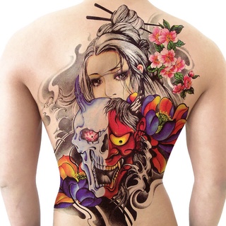 TATTOO Japan Style สติกเกอร์ลอกน้ำ ติดขนาดเต็มหลัง ใช้ได้ทั้งชายและหญิง #2