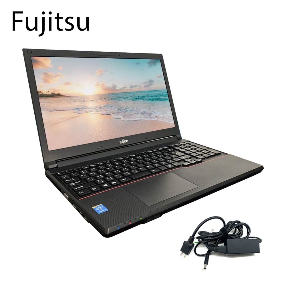 Notebook Fujitsu โน๊ตบุ๊คมือสอง รุ่น A574 Core i5 gen4 SSD 128 GB Ram 8GB