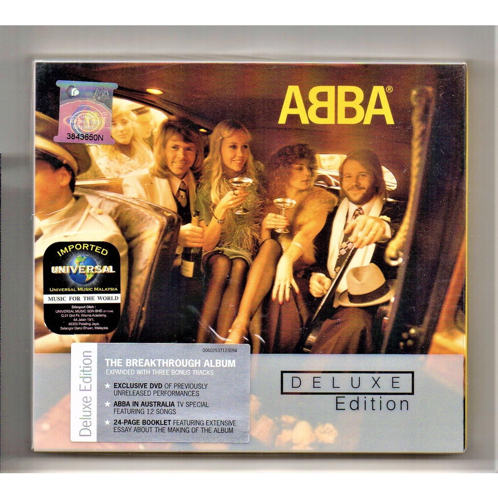 ABBA - ABBA ( ซีดี Deluxe Edition + DVD ) EU Press
