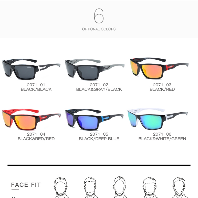 DUBERY Arnette แว่นตากันแดดโพลาไรซ์ ที่บังแดดสำหรับคนขับ แว่นกันแดดผู้ชาย - รูปที่ 2