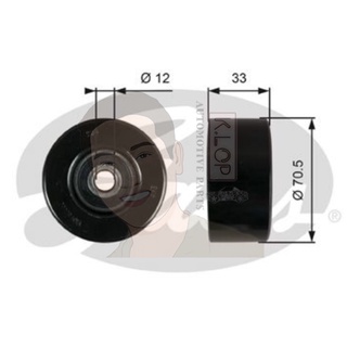 ลูกรอก (GATE) : ลูกรอก 70มม. YD25 Navara ปี 11 D40, NP300 ปี 14 D23, Urvan NV350