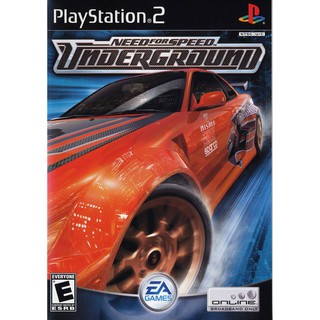 แผ่นเกมส์PS2 Need for speed Underground PS2 ภาค1 เกมเพล2รถแข่ง