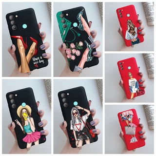 Tecno pop 5 Lte pop 5 เคส เซ็กซี่ เลดี้ น่ารัก สาวหวาน ซิลิโคนนิ่ม TPU เยลลี่ เคสโทรศัพท์