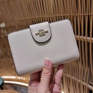 📮ส่งฟรี ‼️ COACH 6390 MEDIUM CORNER ZIP WALLET